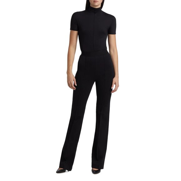 WARDROBE.NYC  X RHW STRETCH FLARED SLIM FIT HIGH WAIST PANTS - Picture 3 of 8